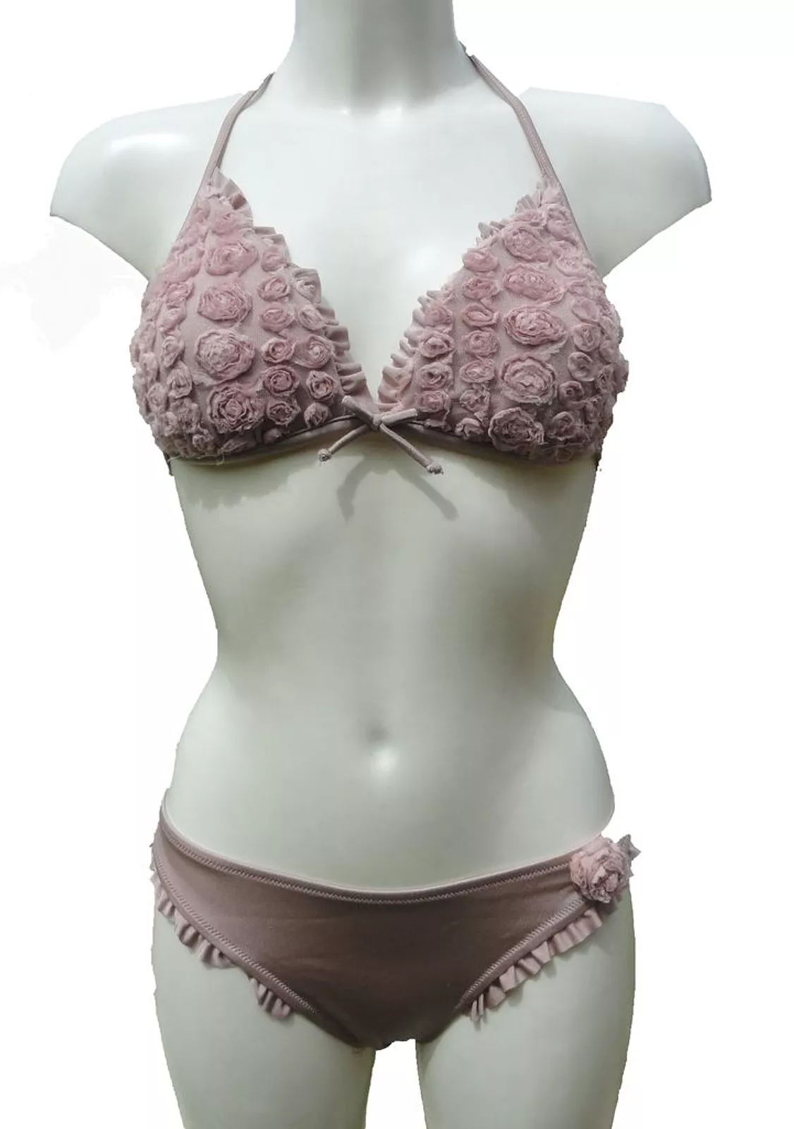 Бикини цвета чайная роза