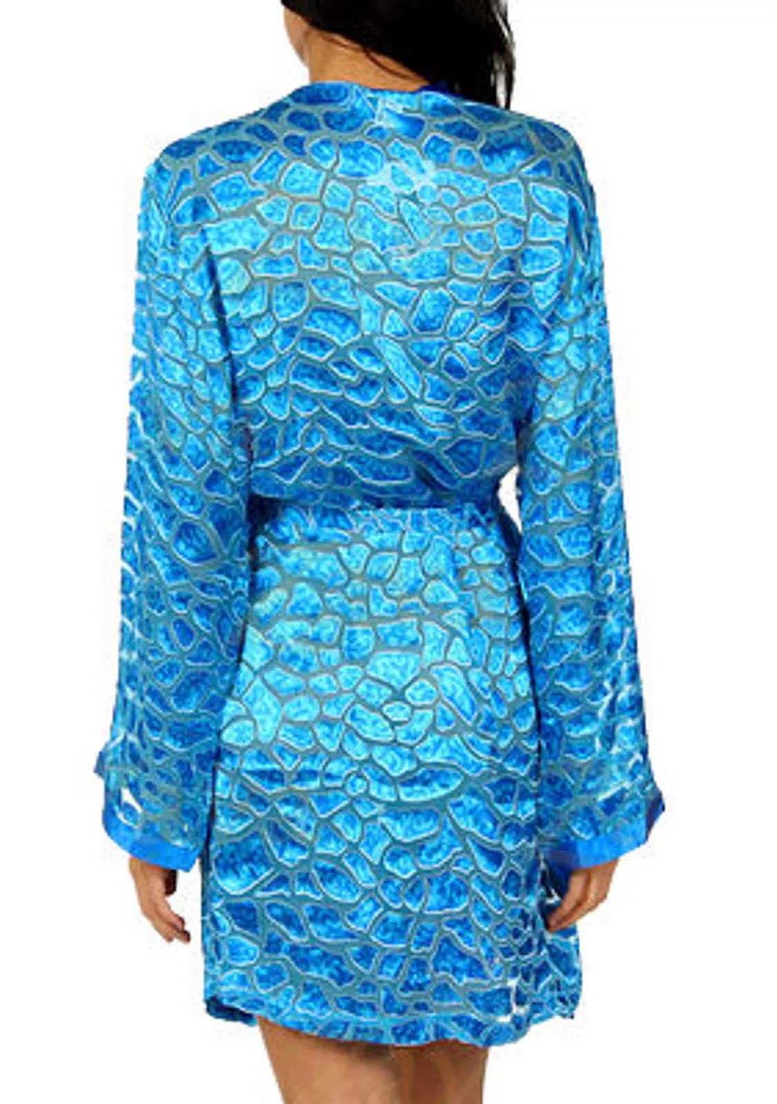 Шелковое кимоно с поясом