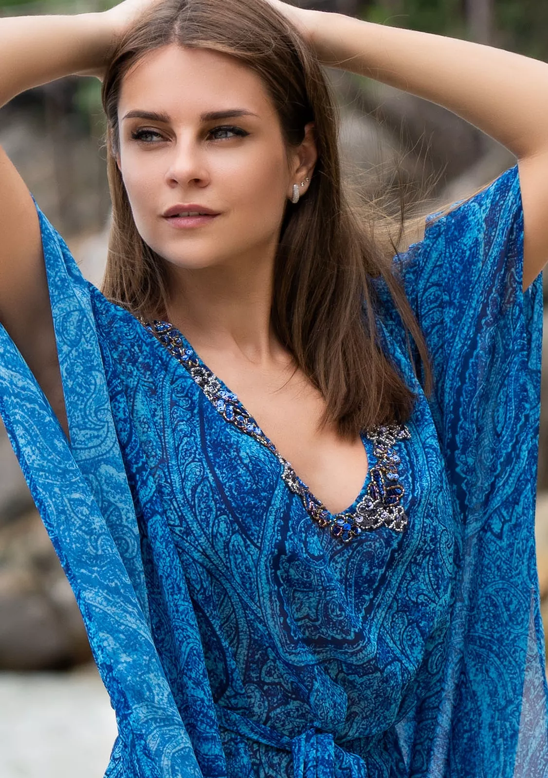 Туника пляжная большой размер