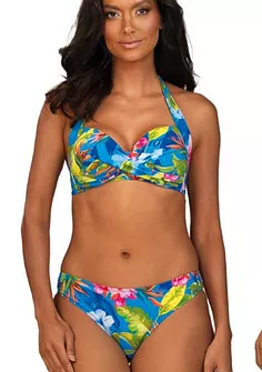 Купальник раздельный на завязках, серия Ocean Bloom