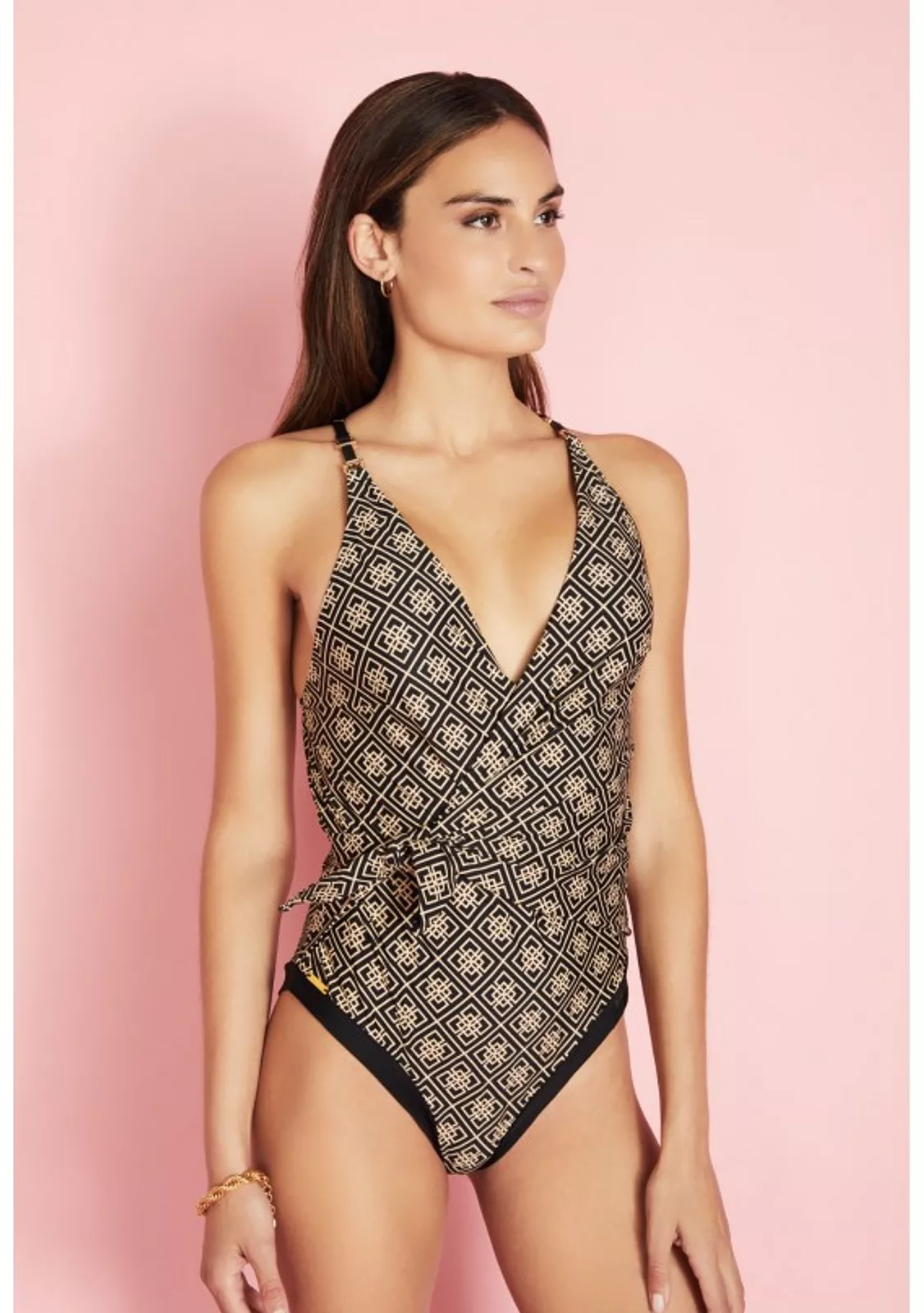 Купальник слитный Selmark BH057 collection Fendi