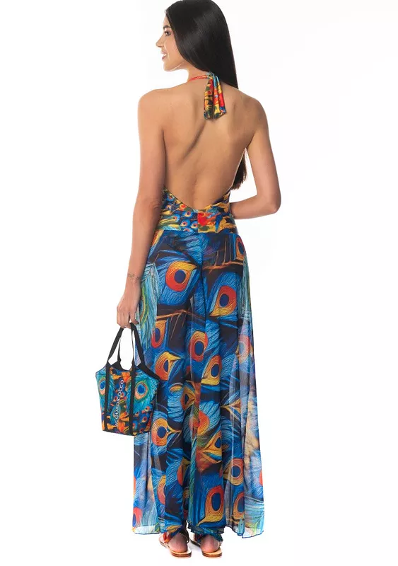 Pantalone Largo Peacock +сумка 2