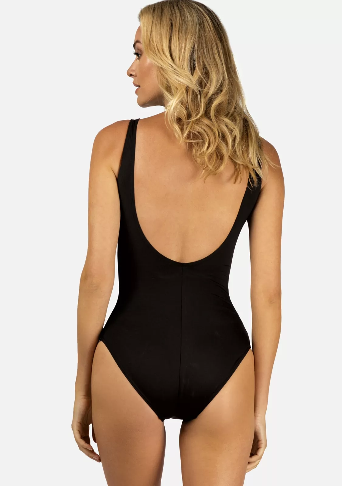 Купальник с молнией +Feba collection 2023 черный