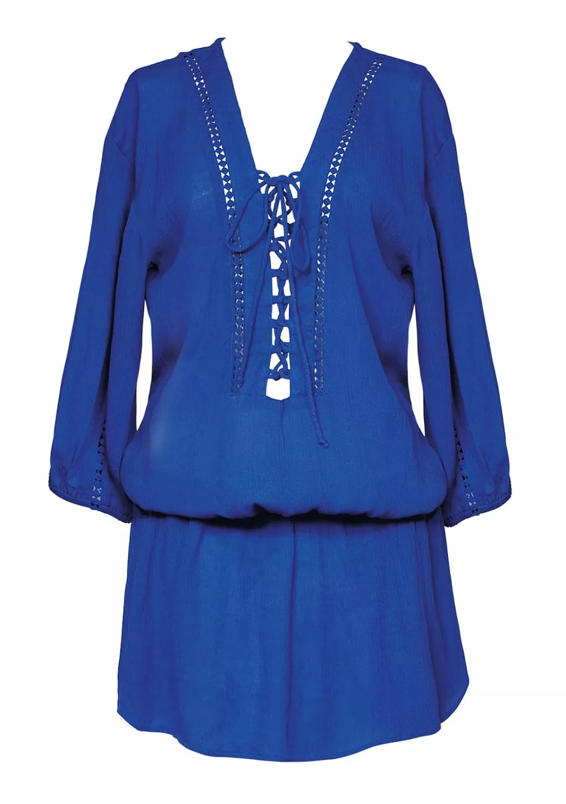 Пляжная туника на резинке