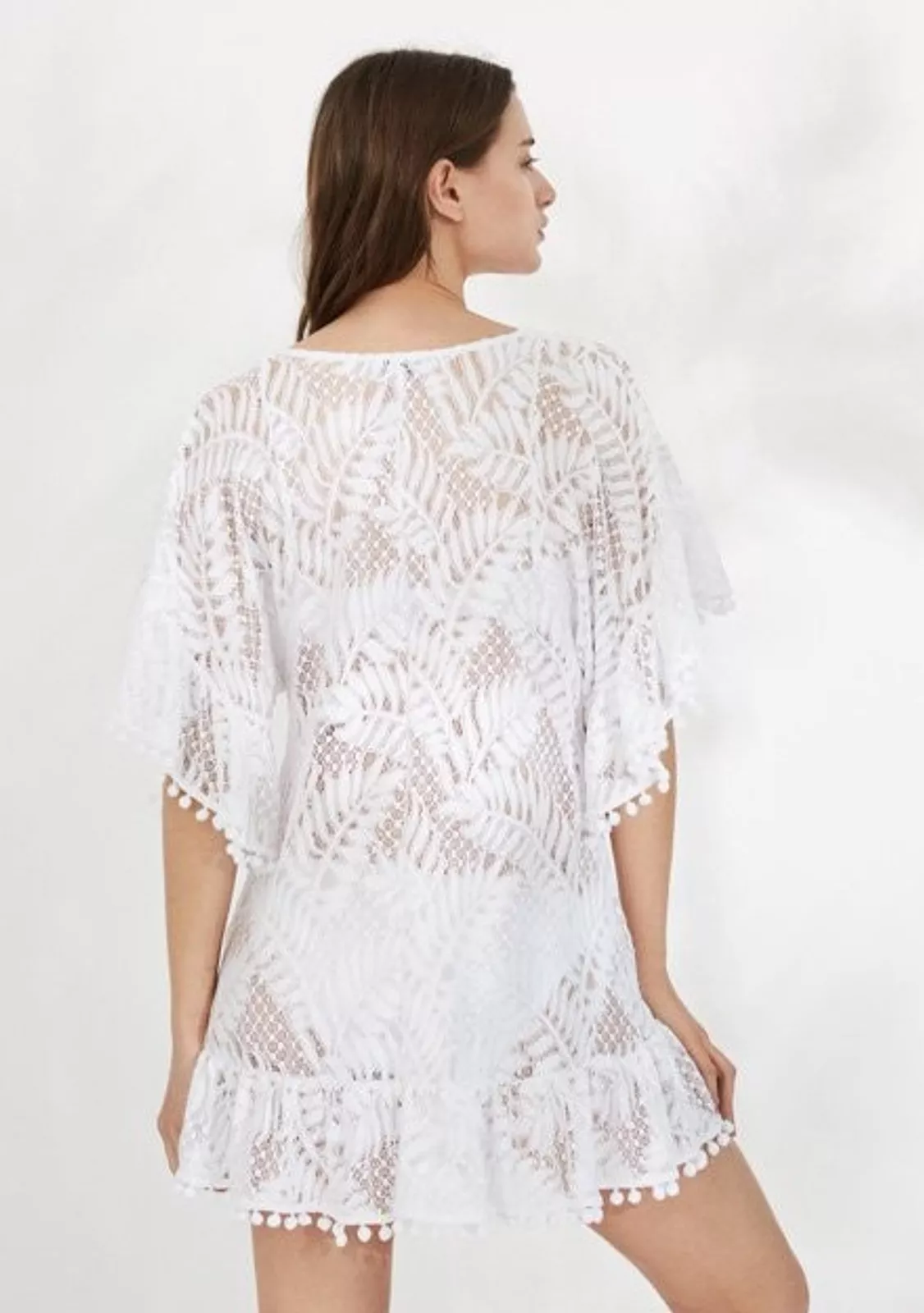 Платье пляжное Ysabel Mora, белого цвета