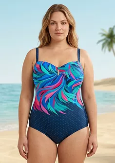 Слитный купальник Self Collection Bari