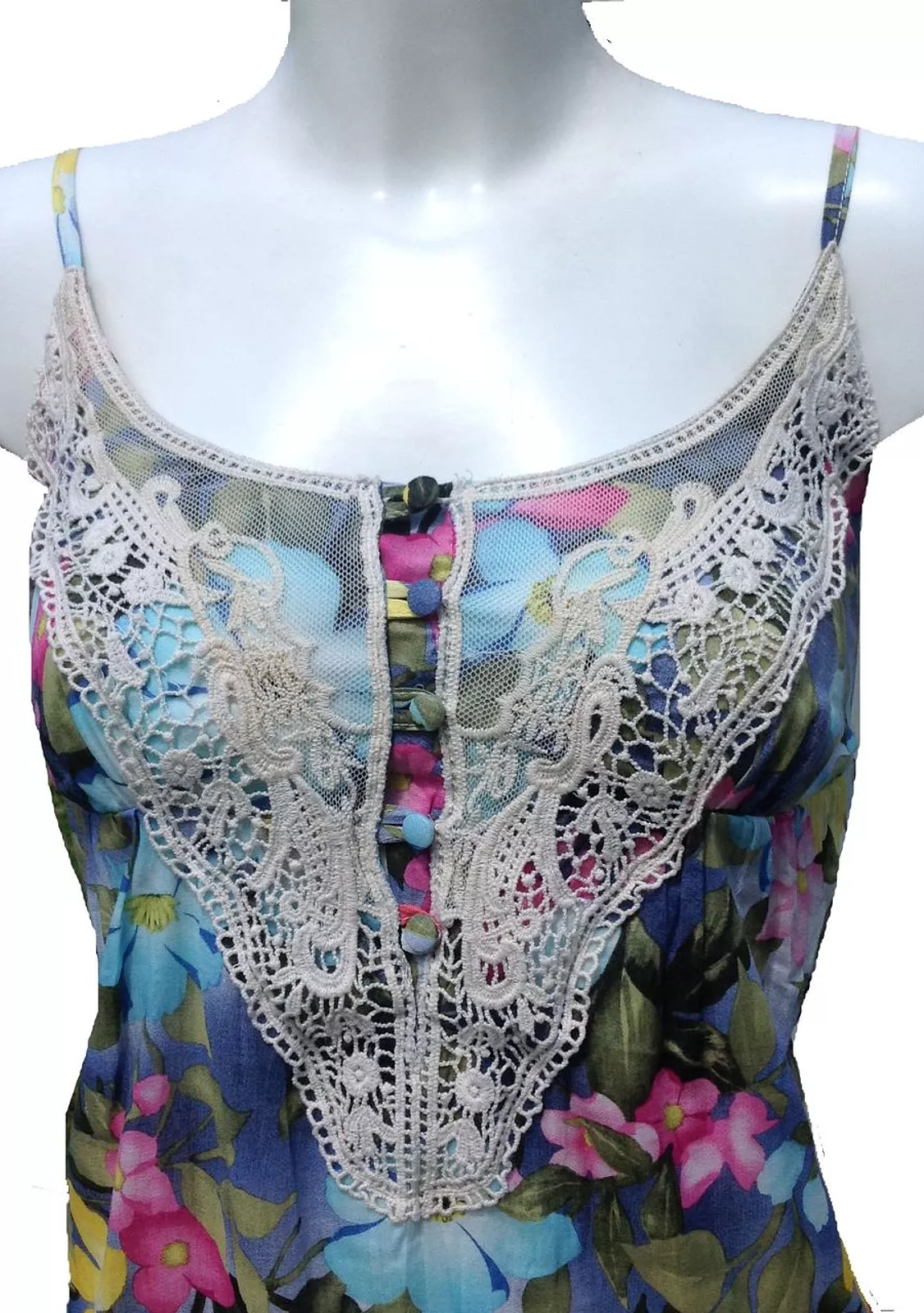 Летний сарафан на бретелях в стиле Прованса