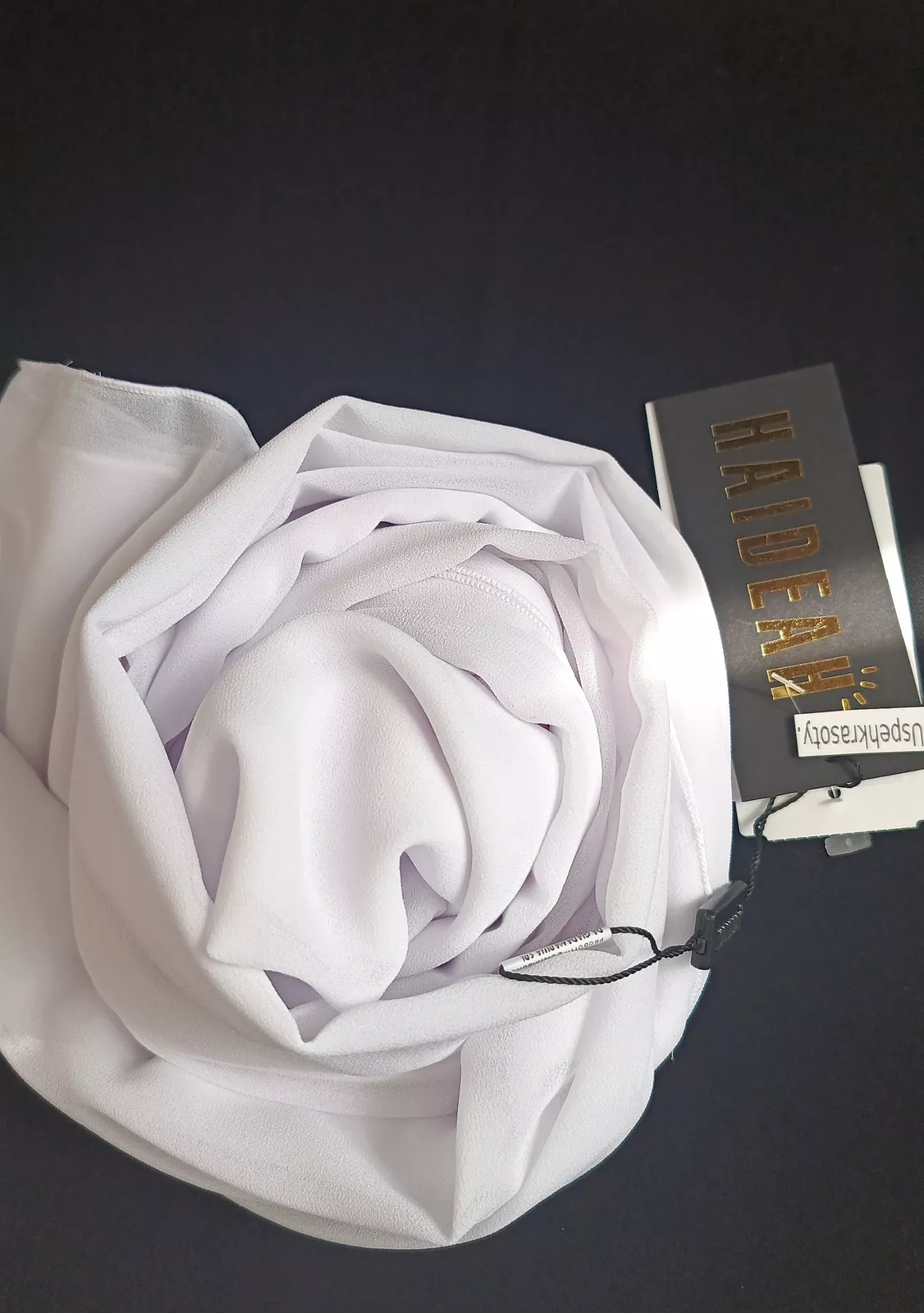 Пляжное парео HAIDEAH Bianco  белого цвета