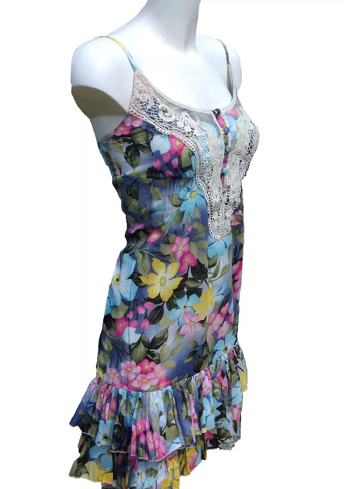 Летний сарафан на бретелях в стиле Прованса