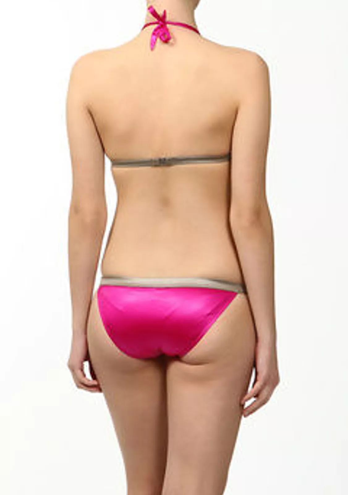 Бикини на пуш-ап розового цвета