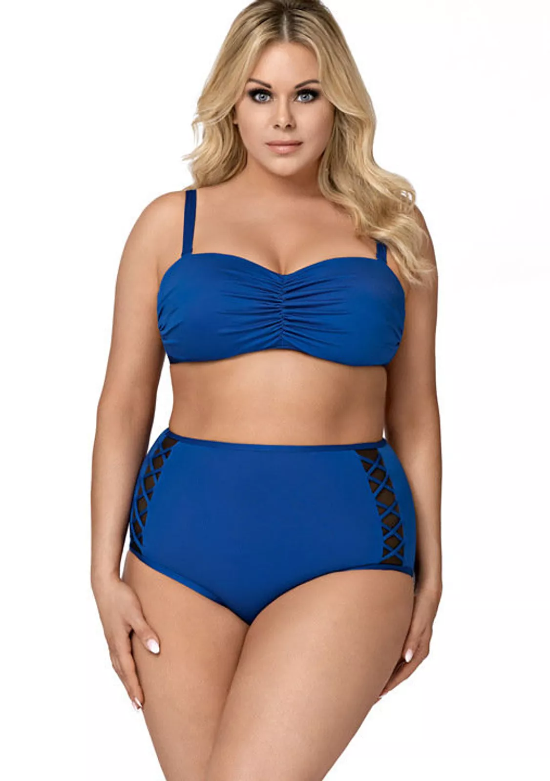 Яркий купальник с чашкой бандо