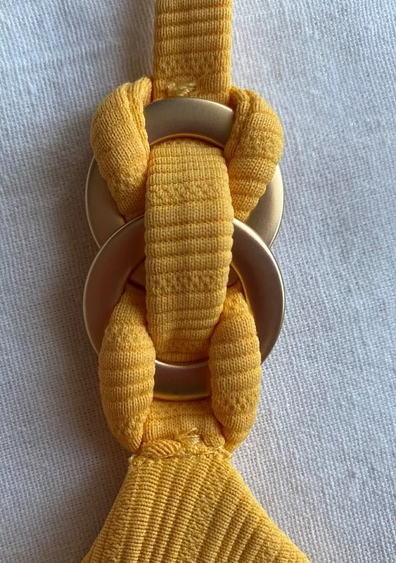 Купальник бикини SELMARK с чашкой триангул, ярко желтый 5