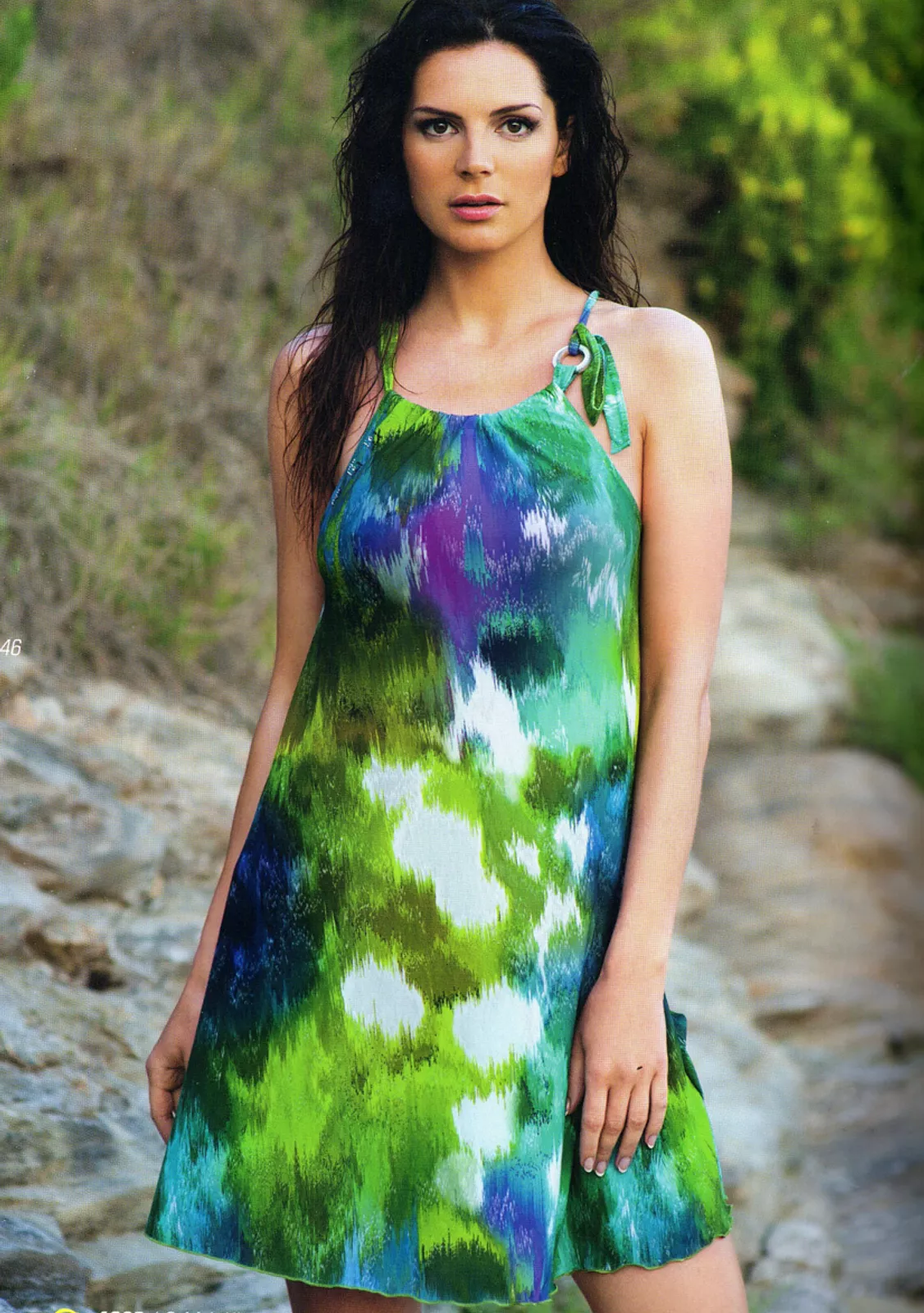 Летящая пляжная туника