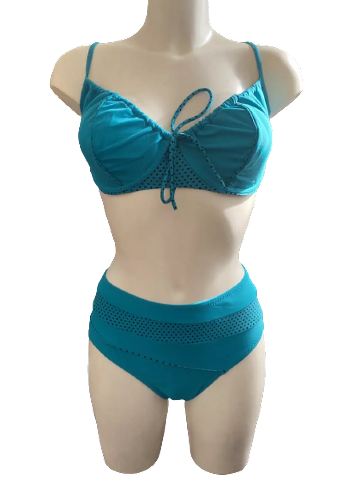 Купальник для полных дам с широкими бретелями