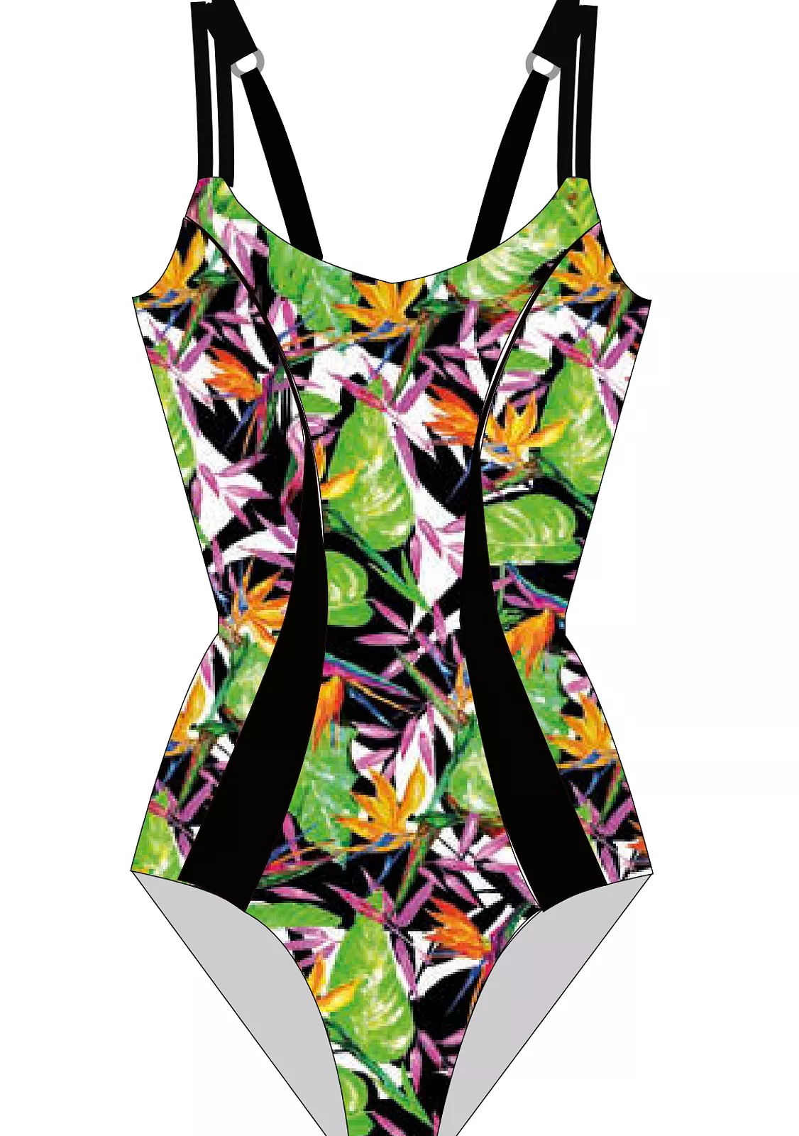 Купальник платье 8900-18