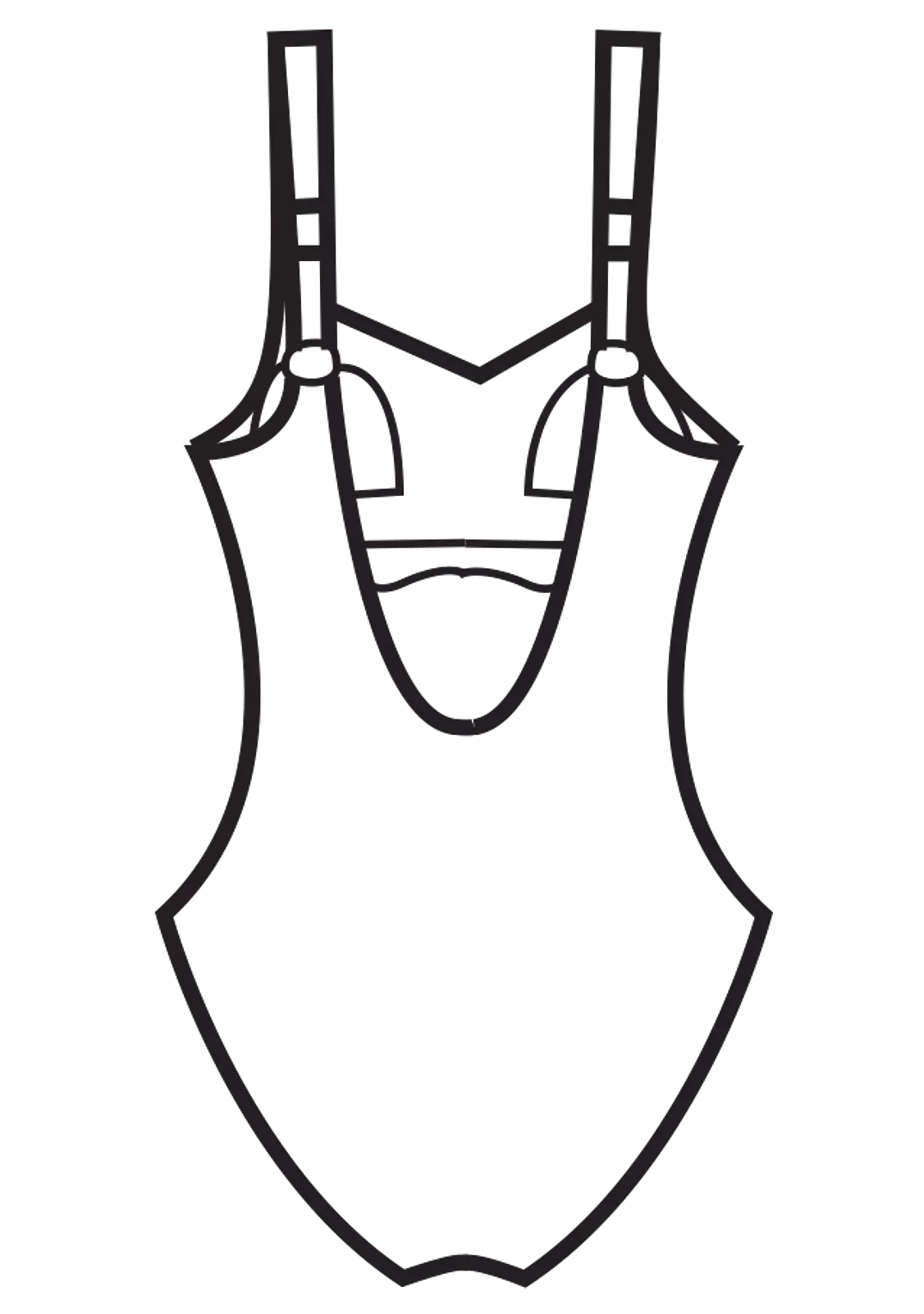 Купальник слитный, Новинка Bahama 2025